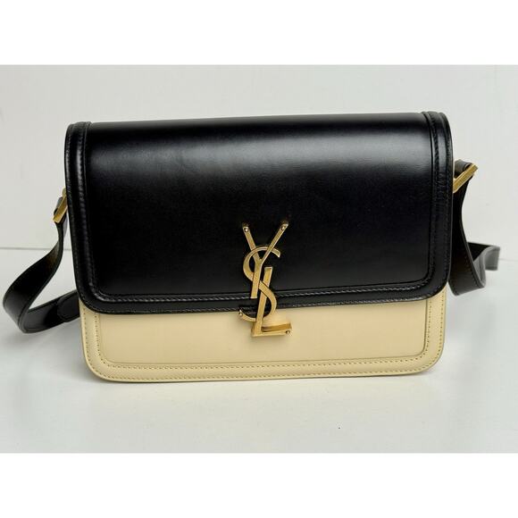 Saint Laurent Solferino Color Blocked Shoulder Bag - Picture 1 of 9